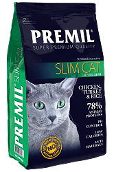 PREMIL Slim Cat SuperPremium 10 кг корм д/стерилизованных кошек,Сербия
