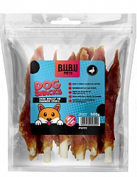 PS0123 BUBU PETS Утиная грудка на сыромятных палочках 500 г