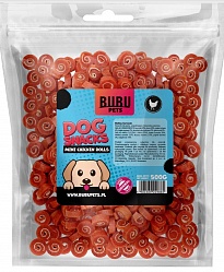 PS0019 BUBU PETS Мини рулетики из куриного филе, 500 г
