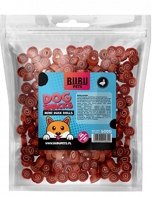 PS0020 BUBU PETS Роллы утка, 500 г