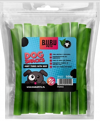 PS0108 BUBU PETS Мятные трубочки с говядиной, 500 г