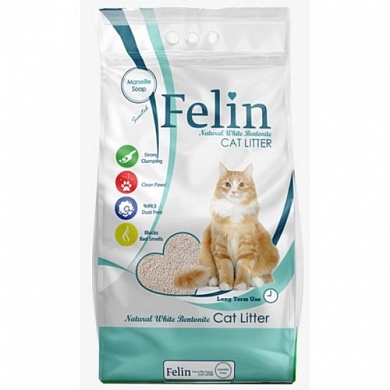 Наполнитель комк, бентонит,5 L FELİN MARSEILLE SOAP